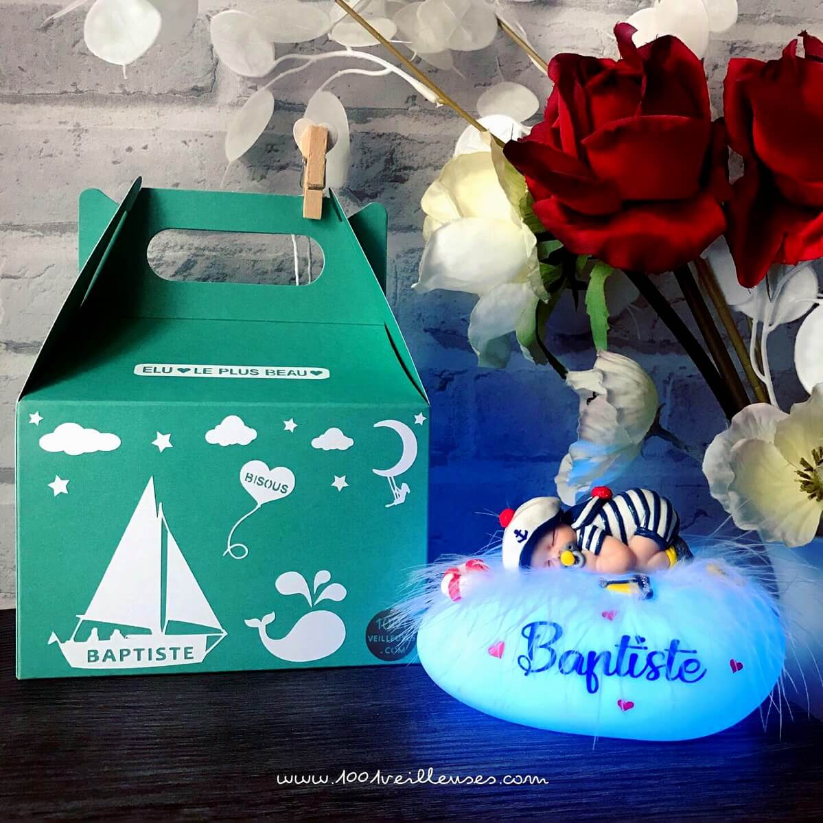 1001 veilleuses bebe marin veilleuse boite cadeau
