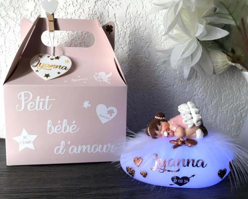 magnifique cadeau de naissance - idée cadeau insolite - fait main - top cadeau pour fille