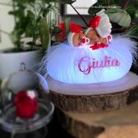 Luz nocturna para bebé niña, un regalo de nacimiento personalizado y original