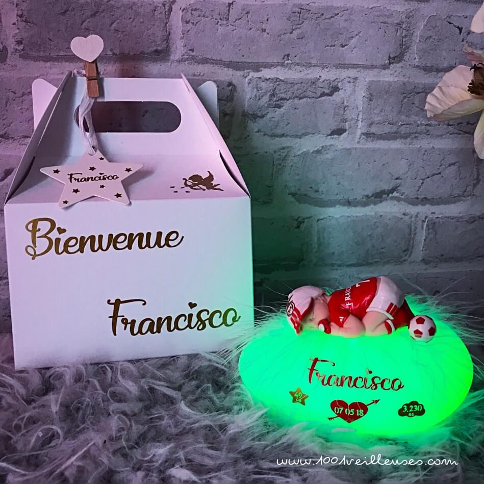 Coffret veilleuse foot BENFICA