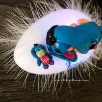 Beautiful handmade lamp for baby with Eeyore for children