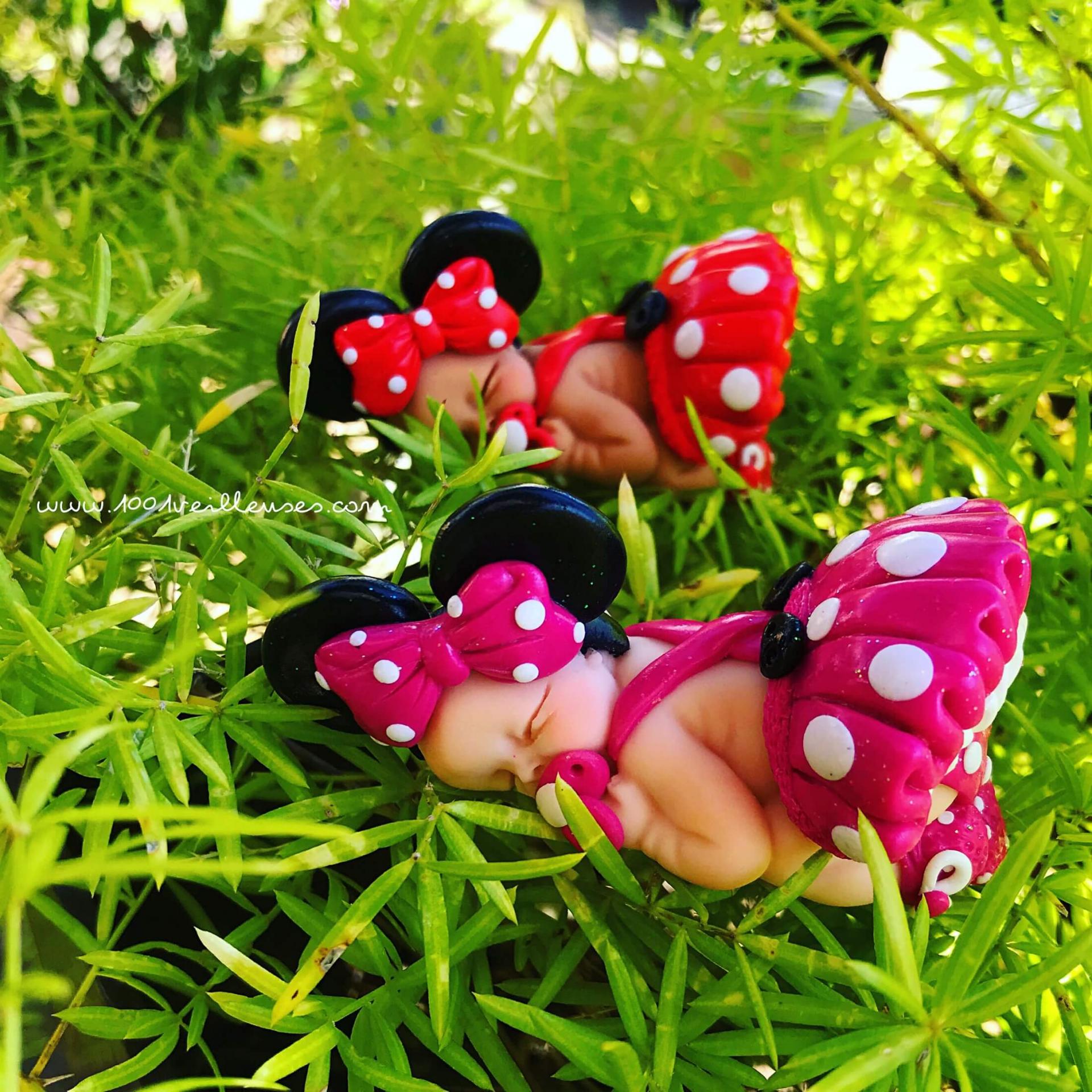 Bebe minnie rose et rouge