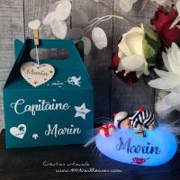 coffret naissance garcon original artisanal fait main