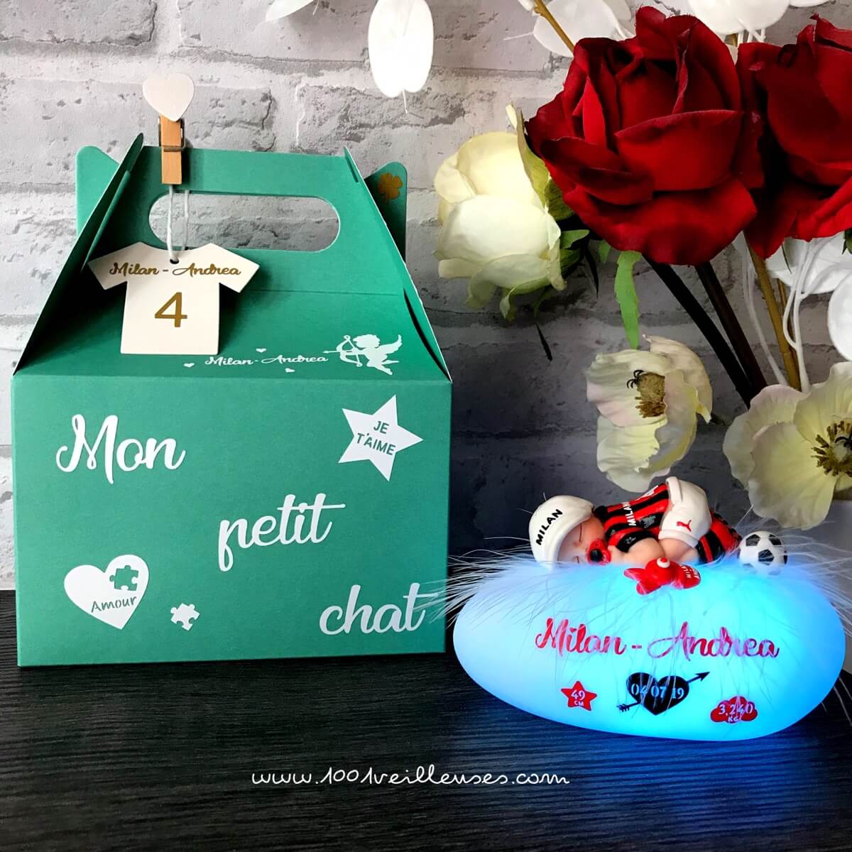 Cadeau naissance bebe garcon foot