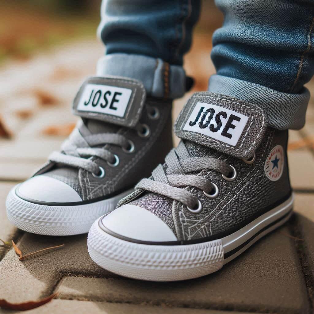 Chaussures baskets pour enfant avec le prenom jose