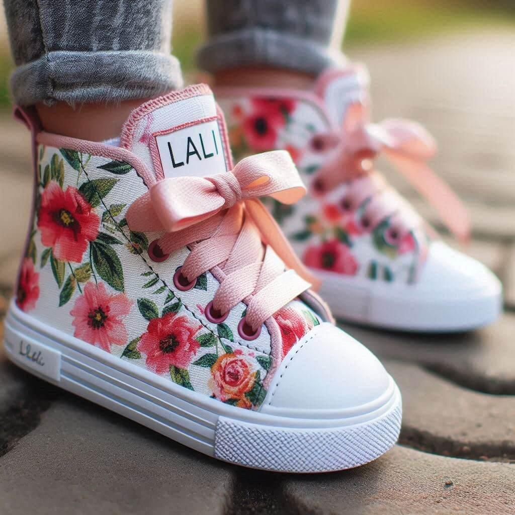 Chaussures baskets pour enfant avec le prenom lali