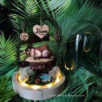 Cloche led bebe ours