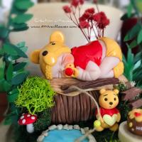 veilleuse cadeau bébé naissance winnie - modele disney artisanal - avec prénom - idéal cadeau personnalisé et unique