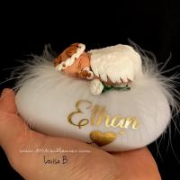 Baby gift, personalized angel night light, christening gift