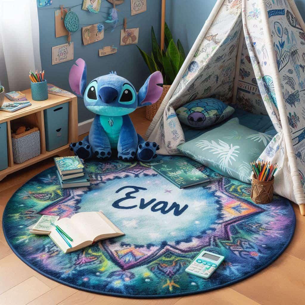 Deco stitch chambre prenom evan