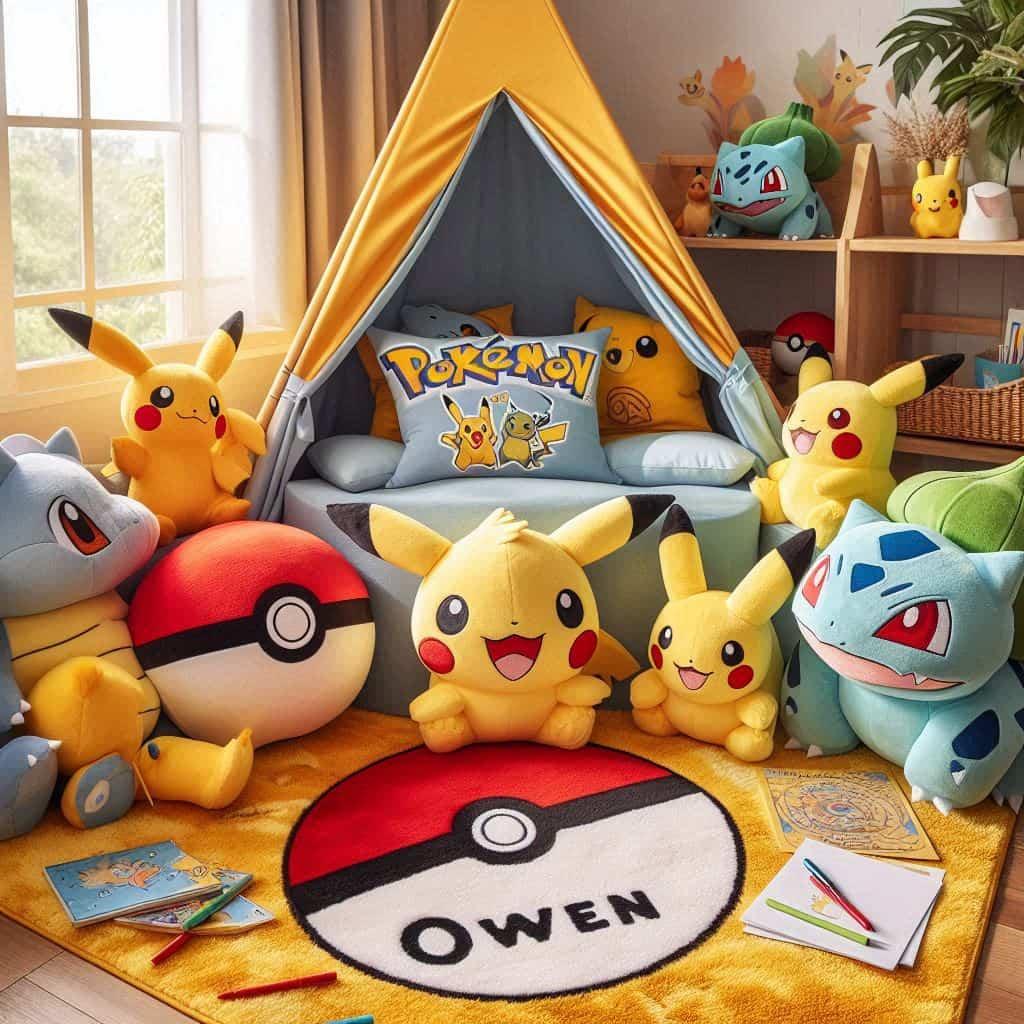 Decoration pokemon personnalisee avec le prenom owen