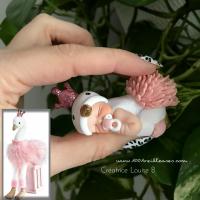 Personalized baby nightlight, designed to resemble their plush, an unusual newborn gift, handmade creation