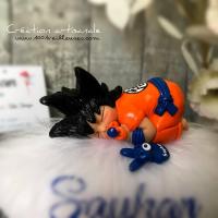 Beautiful handmade personalized Goku Dragon Ball Z night light