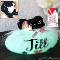 Increíble peluche con reproducción de luz nocturna de nacimiento y pijama eterno recuerdo personalizable