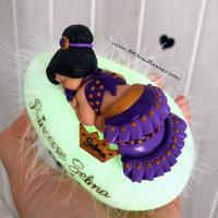 Magnifique lampe veilleuse orientale artisanale personnalisée - cadeau pour bébé fille