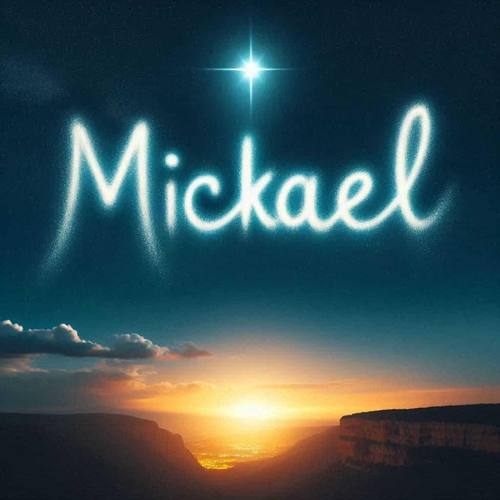 Le prenom mickael ecrit dans le ciel signification et origine