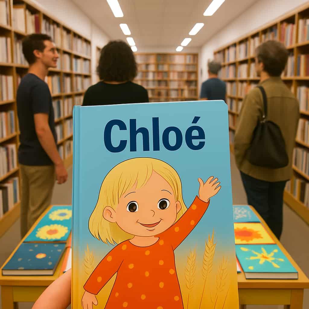 Livre personnalise avec le prenom chloe