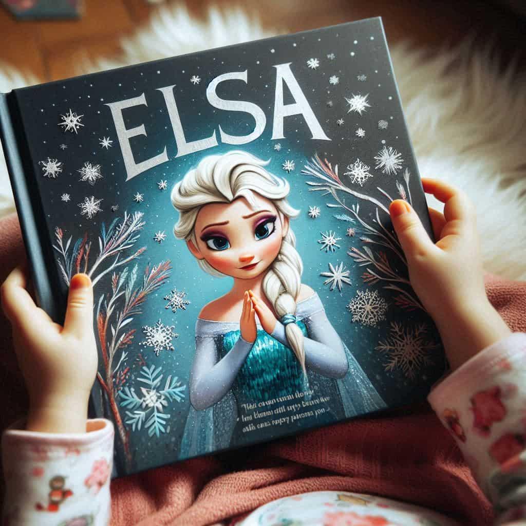 Livre personnalise avec le prenom elsa