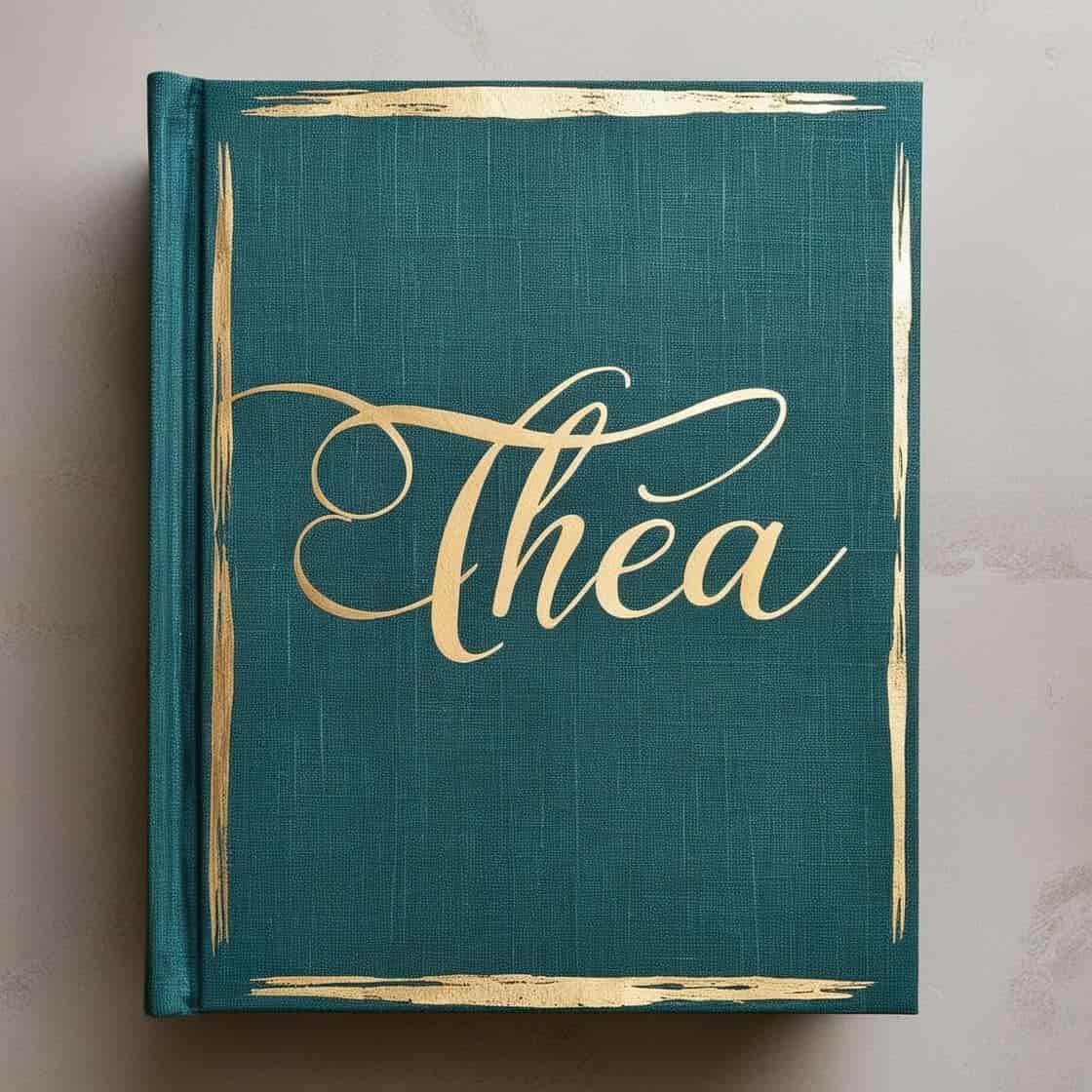 Livre personnalise avec le prenom thea