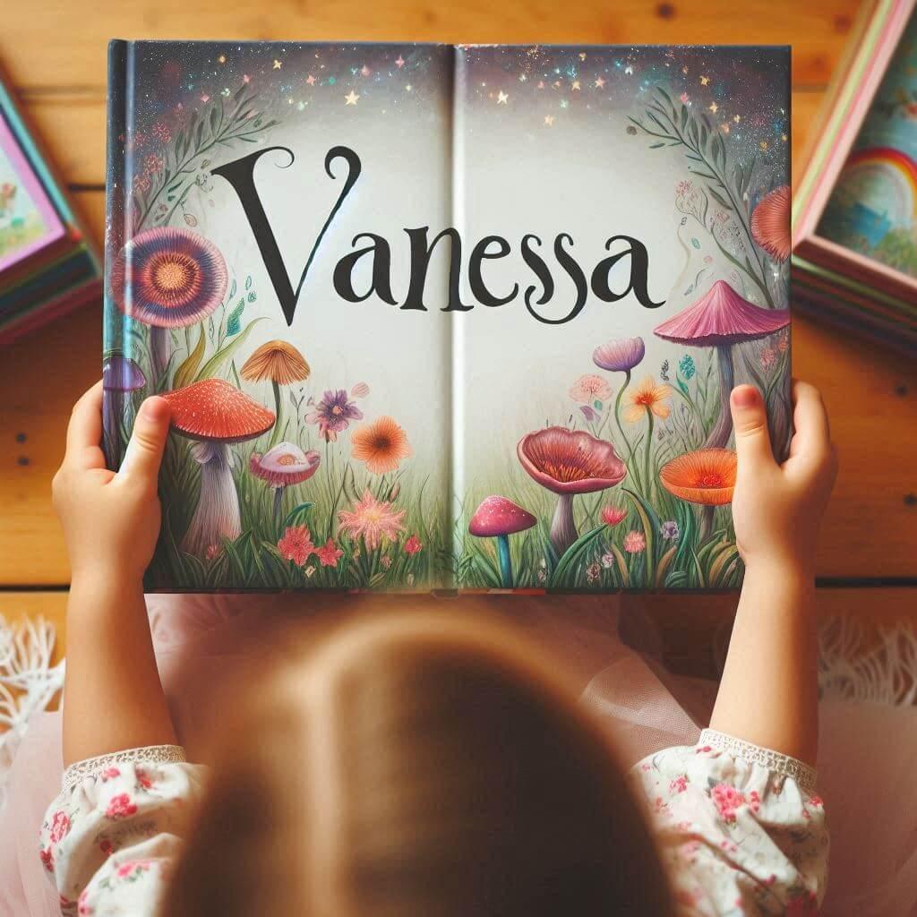 Livre personnalise avec le prenom vanessa