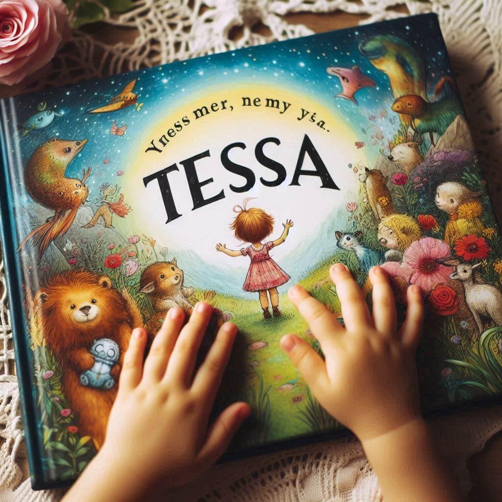 Livre personnalise pour enfant avec le prenom tessa