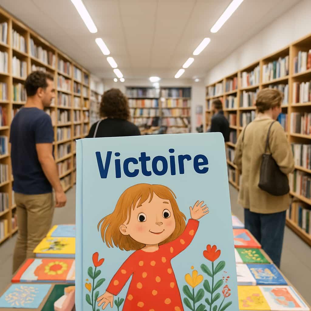 Livre personnalise pour enfant avec le prenom victoire