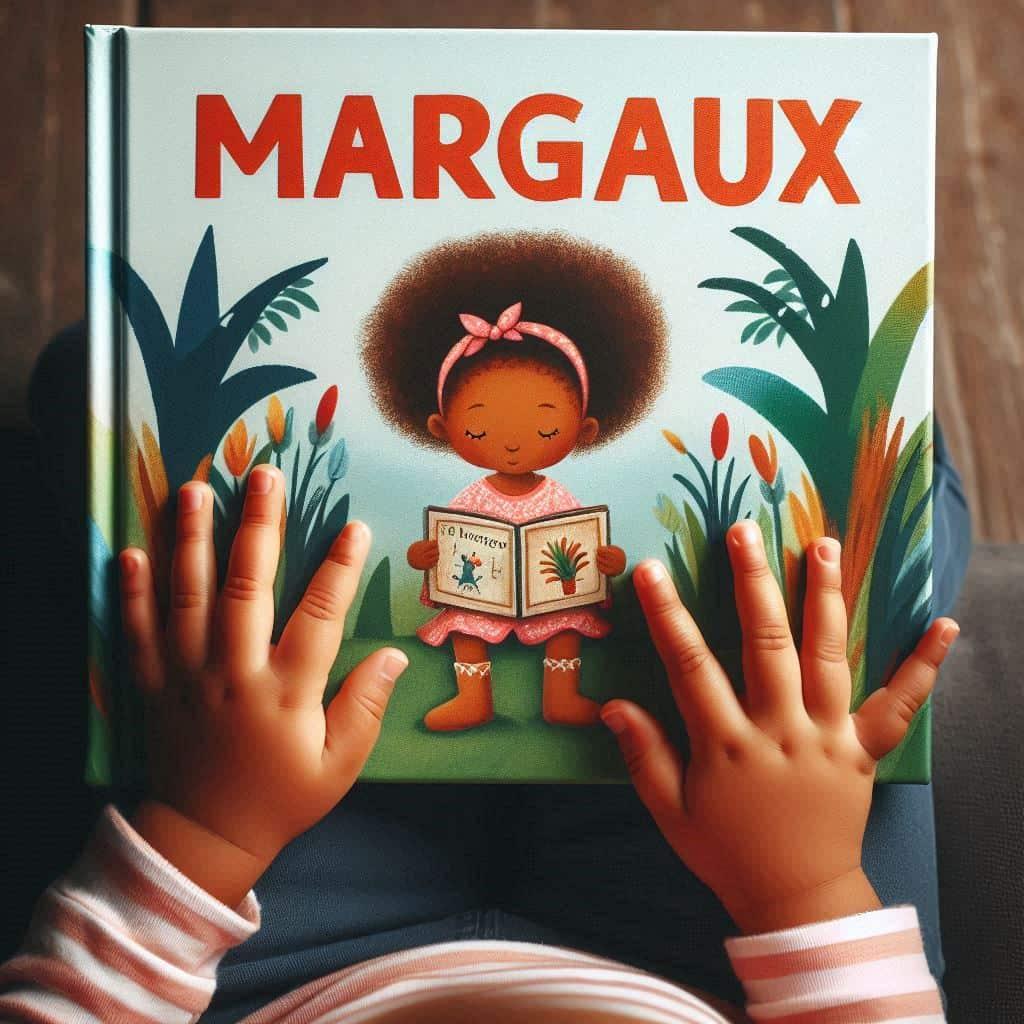 Livre personnalise pour petite fille personnalise avec le prenom margaux