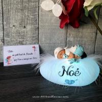 cadeau bebe personnalise - veilleuse doudou pour garçon