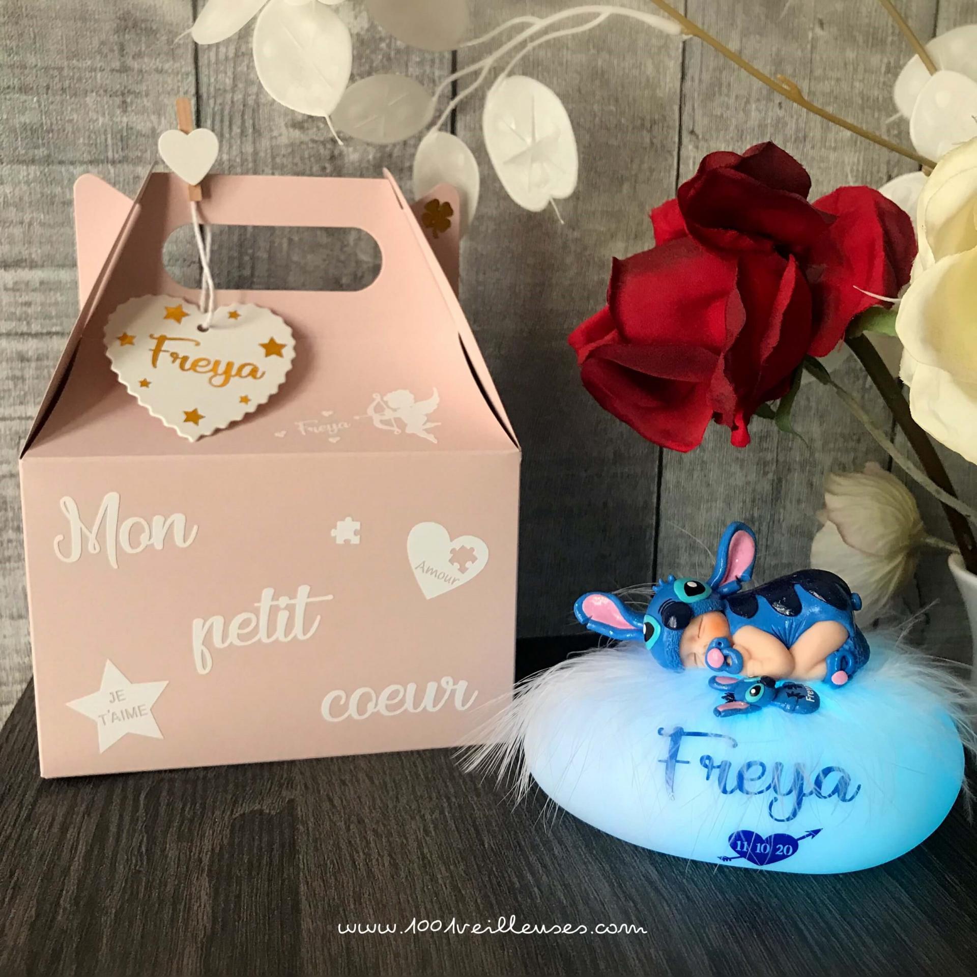 Top 5 des plus jolies veilleuses bébé à personnaliser - coffret naissance