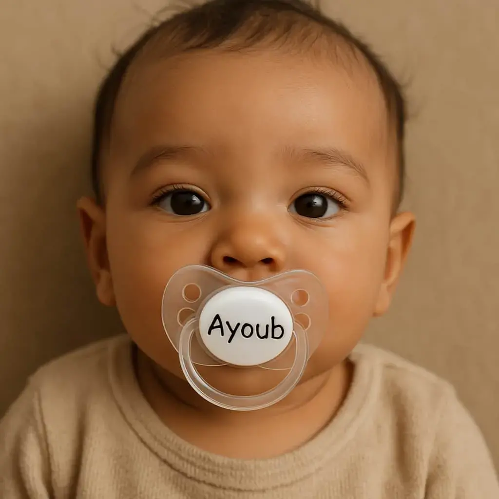 photo d'un bébé qui s'appelle ayoub