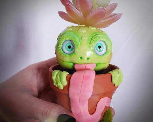 Plante creature fleur etrange langue