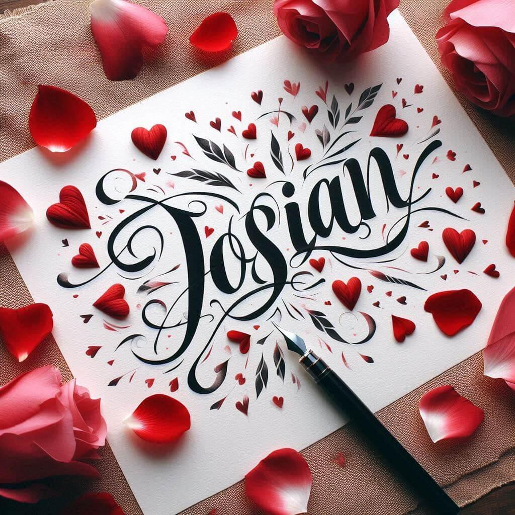 Prenom josian origine signification caractere amour