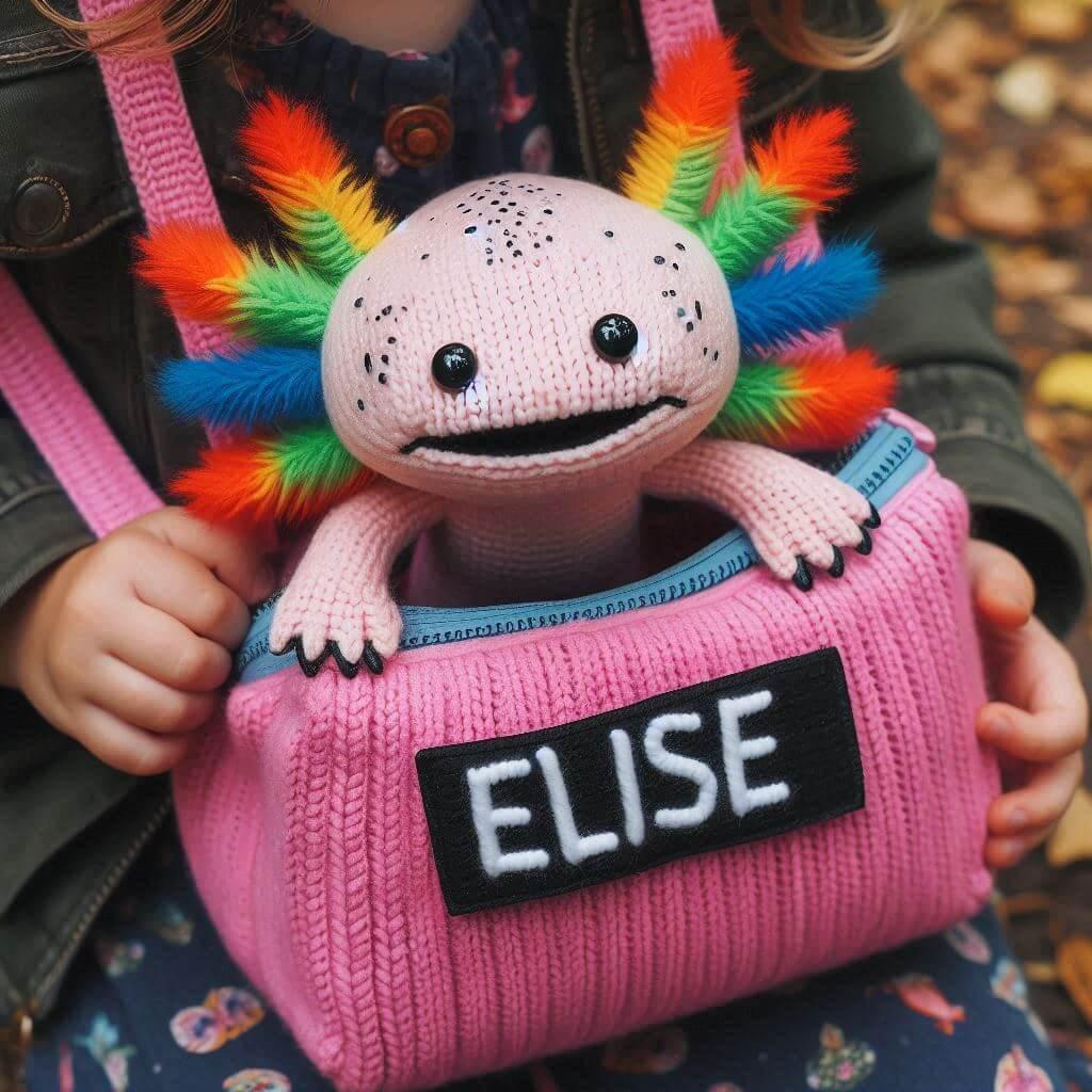 Sac personnalise avec le prenom elise