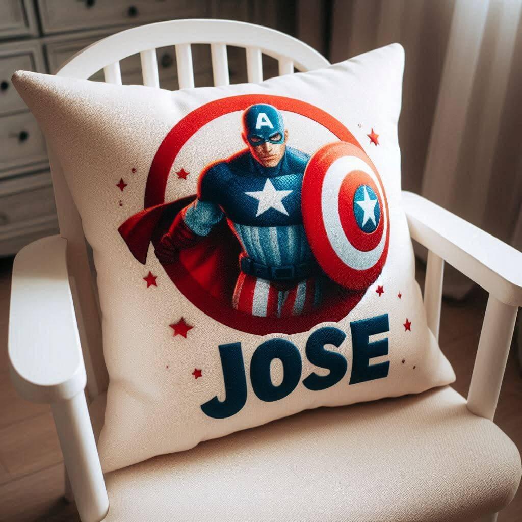 Un coussin avec le prenom jose