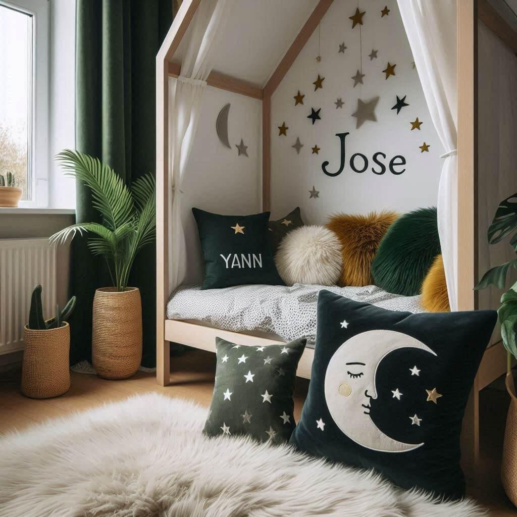 deco chambre theme renard avec le prenom josé