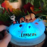 Regalo de nacimiento para bebé niña - tema Pocahontas - personalizado