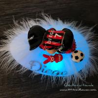 coffret naissance garcon avec prenom - football ac milan